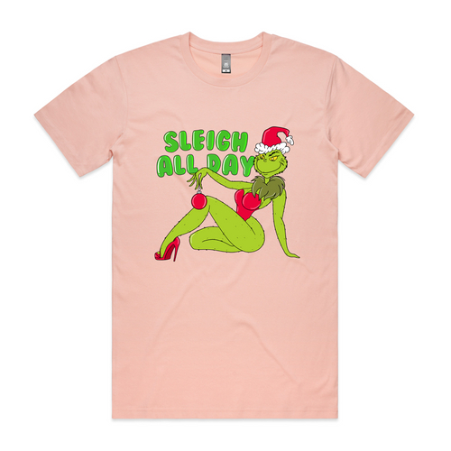 Sleigh All Day Tee by Lonely Kids Club. All clothing from our T-shirts to our shorts and hoodies are ethically made, and printed packed and shipped from Sydney.