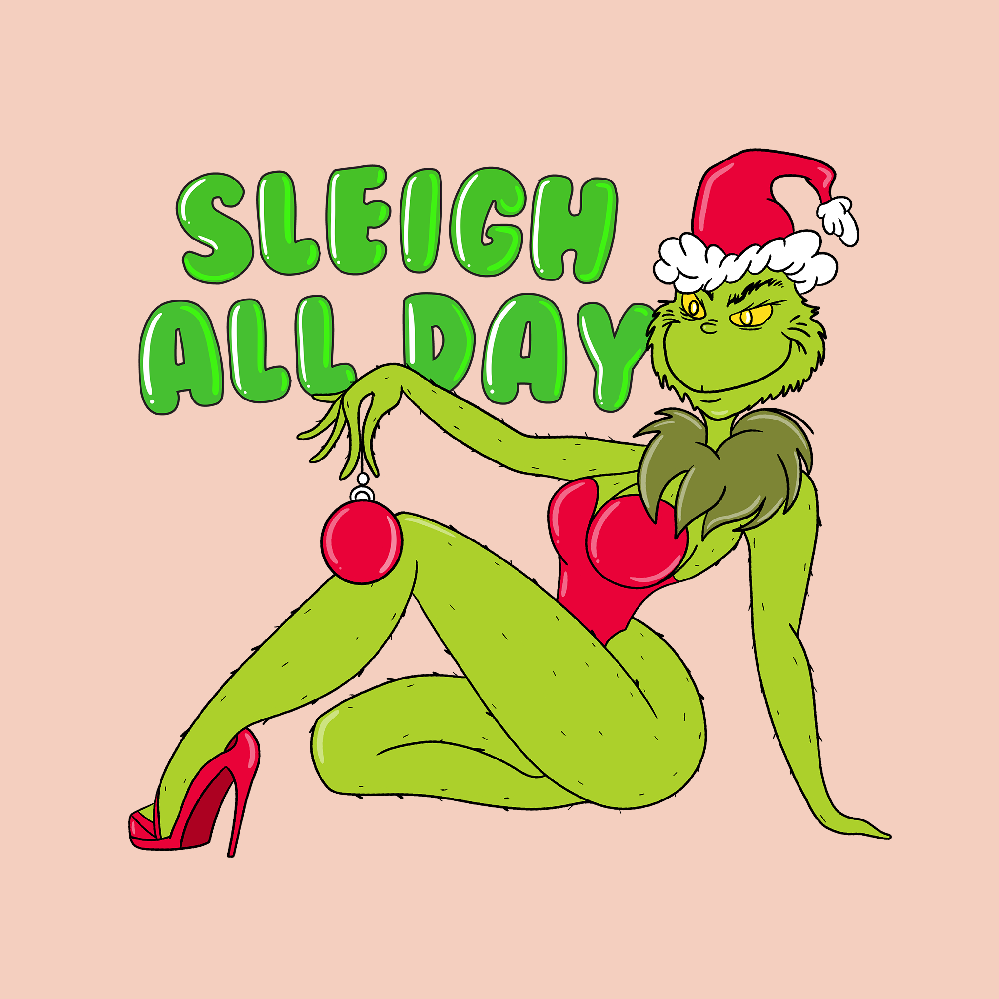 Sleigh All Day Tee