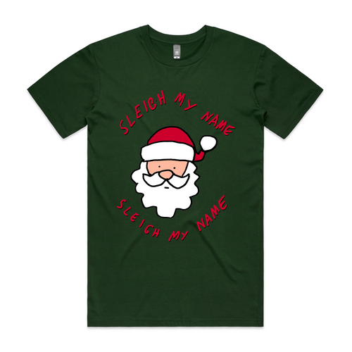 Sleigh My Name Tee by Lonely Kids Club. All clothing from our T-shirts to our shorts and hoodies are ethically made, and printed packed and shipped from Sydney.