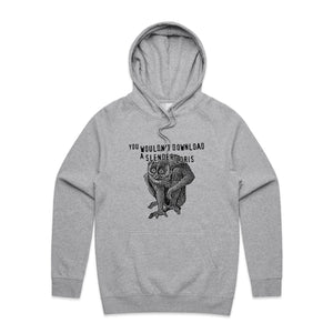 Slender Loris Hoodie by Lonely Kids Club. All clothing from our T-shirts to our shorts and hoodies are ethically made, and printed packed and shipped from Sydney.