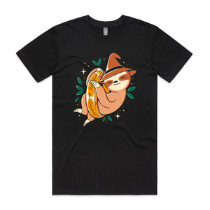 Sloth Ring Tee by Lonely Kids Club. All clothing from our T-shirts to our shorts and hoodies are ethically made, and printed packed and shipped from Sydney.