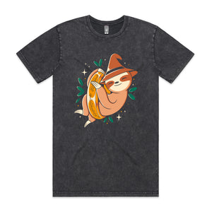Sloth Ring Tee by Lonely Kids Club. All clothing from our T-shirts to our shorts and hoodies are ethically made, and printed packed and shipped from Sydney.