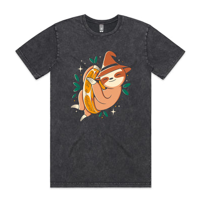Sloth Ring Tee by Lonely Kids Club. All clothing from our T-shirts to our shorts and hoodies are ethically made, and printed packed and shipped from Sydney.