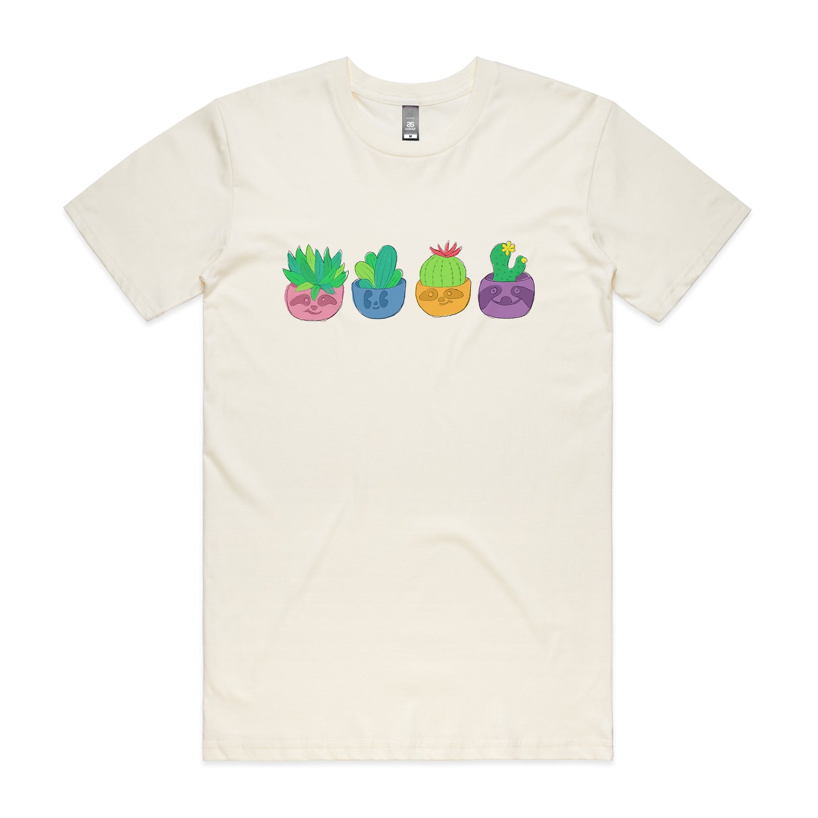 Sloth Succulents Tee