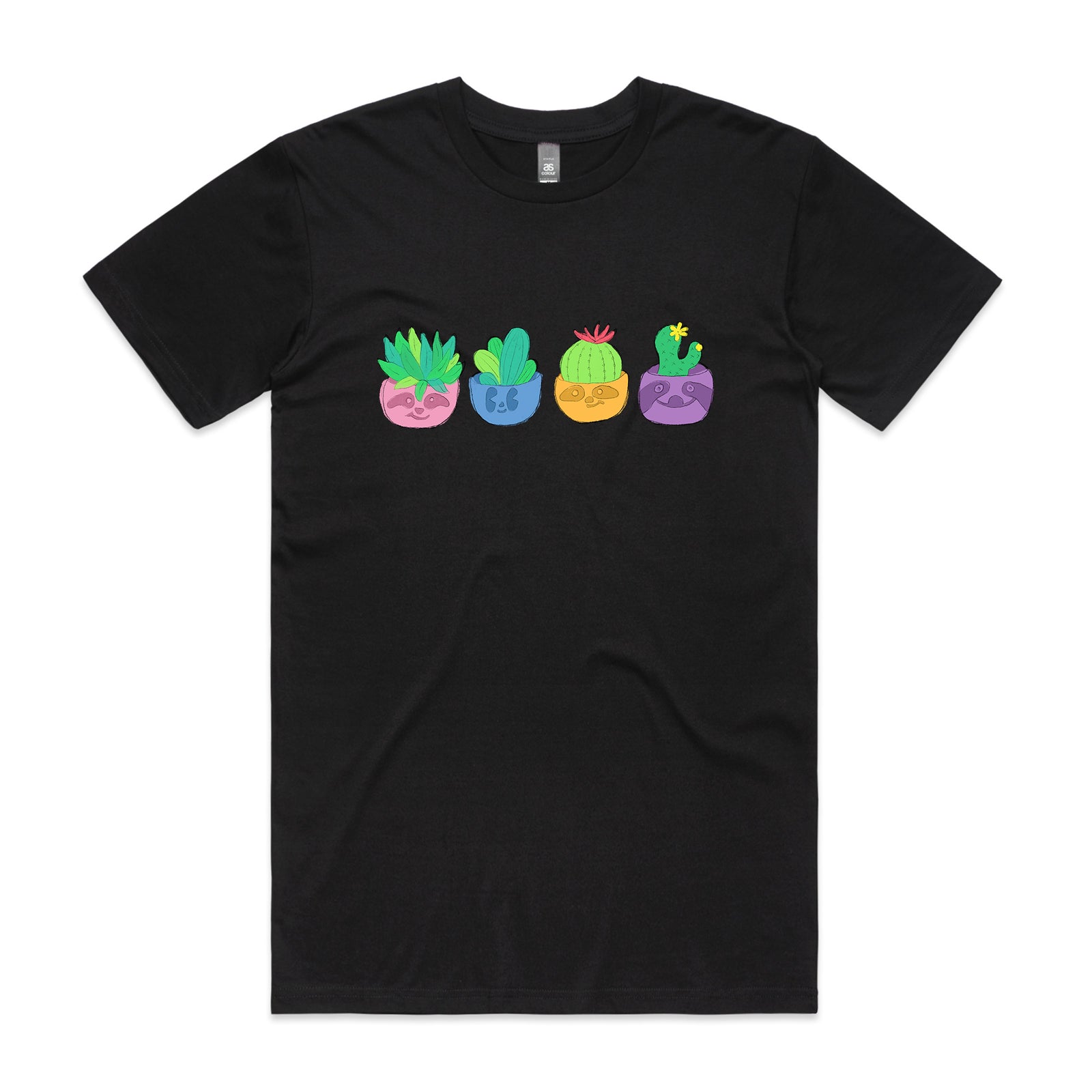 Sloth Succulents Tee