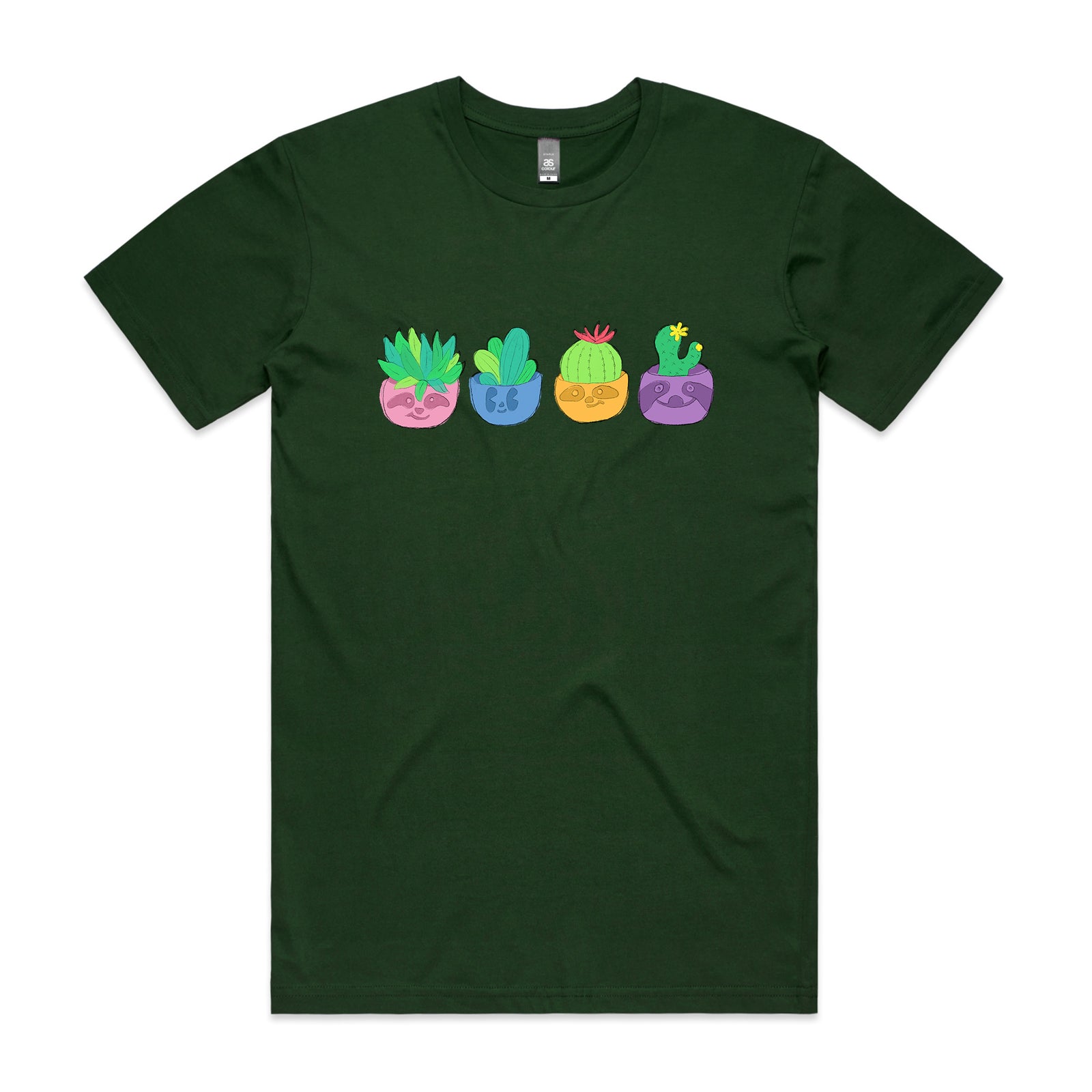 Sloth Succulents Tee
