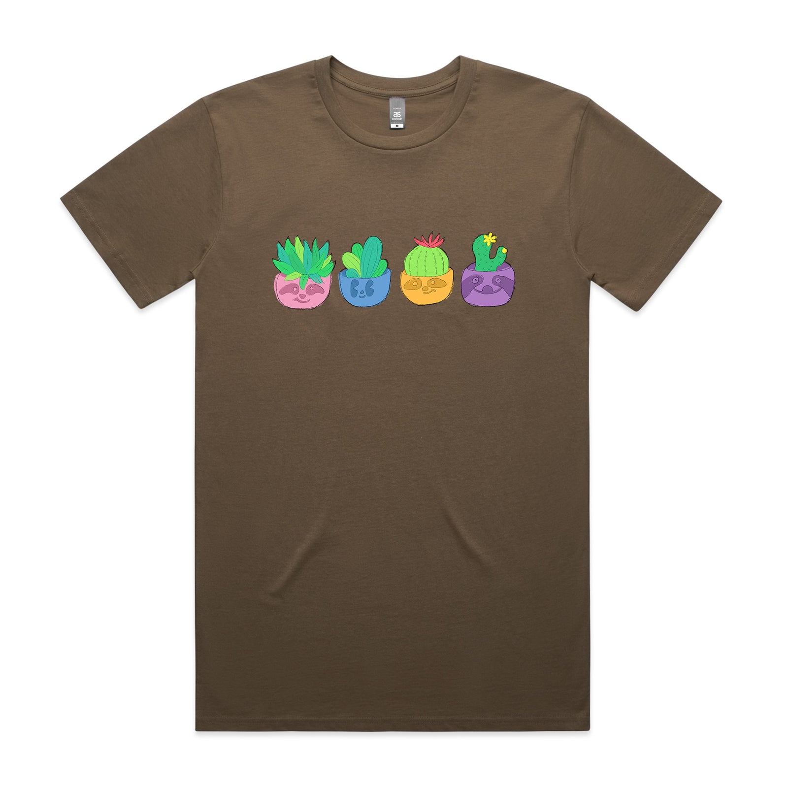 Sloth Succulents Tee