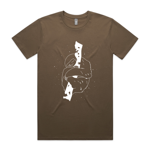 Sloth & Tree Tee by Lonely Kids Club. All clothing from our T-shirts to our shorts and hoodies are ethically made, and printed packed and shipped from Sydney.