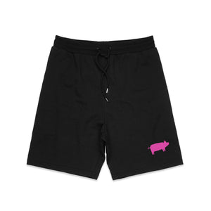Slush No Fracking Pig Shorts by Lonely Kids Club. All clothing from our T-shirts to our shorts and hoodies are ethically made, and printed packed and shipped from Sydney.
