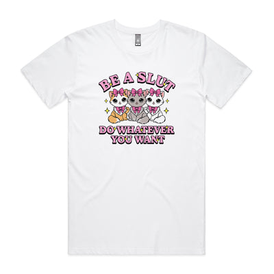 Do Whatever Tee by Lonely Kids Club. All clothing from our T-shirts to our shorts and hoodies are ethically made, and printed packed and shipped from Sydney.