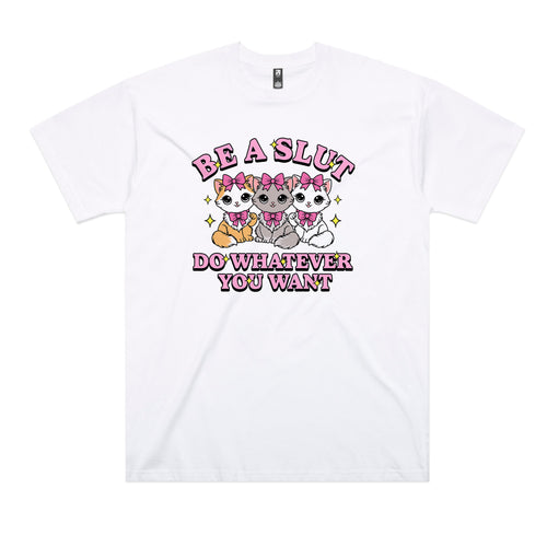 Do Whatever Tee by Lonely Kids Club. All clothing from our T-shirts to our shorts and hoodies are ethically made, and printed packed and shipped from Sydney.