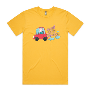 Small Car Privilege Tee by Lonely Kids Club. All clothing from our T-shirts to our shorts and hoodies are ethically made, and printed packed and shipped from Sydney.