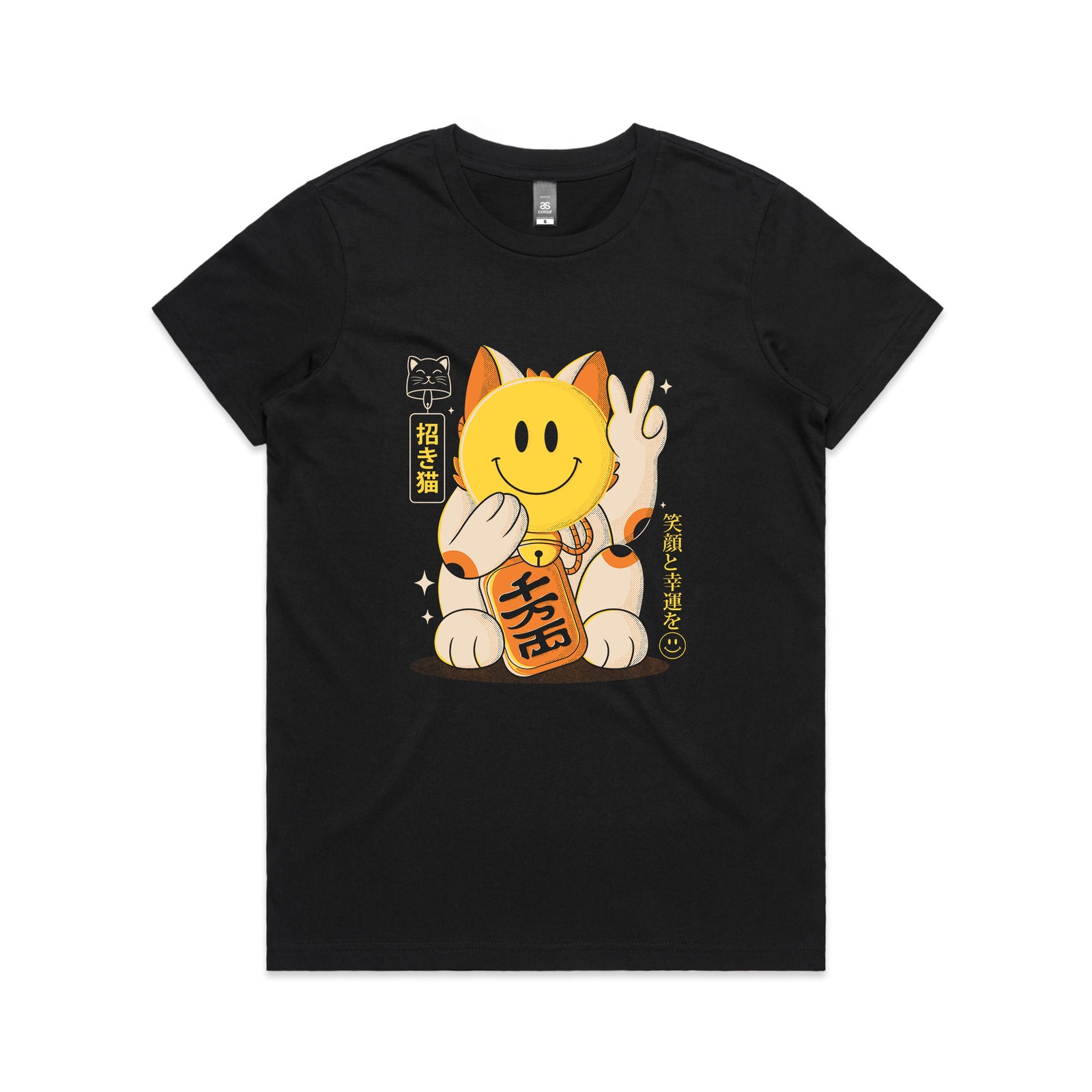 Smiley Maneki Tee