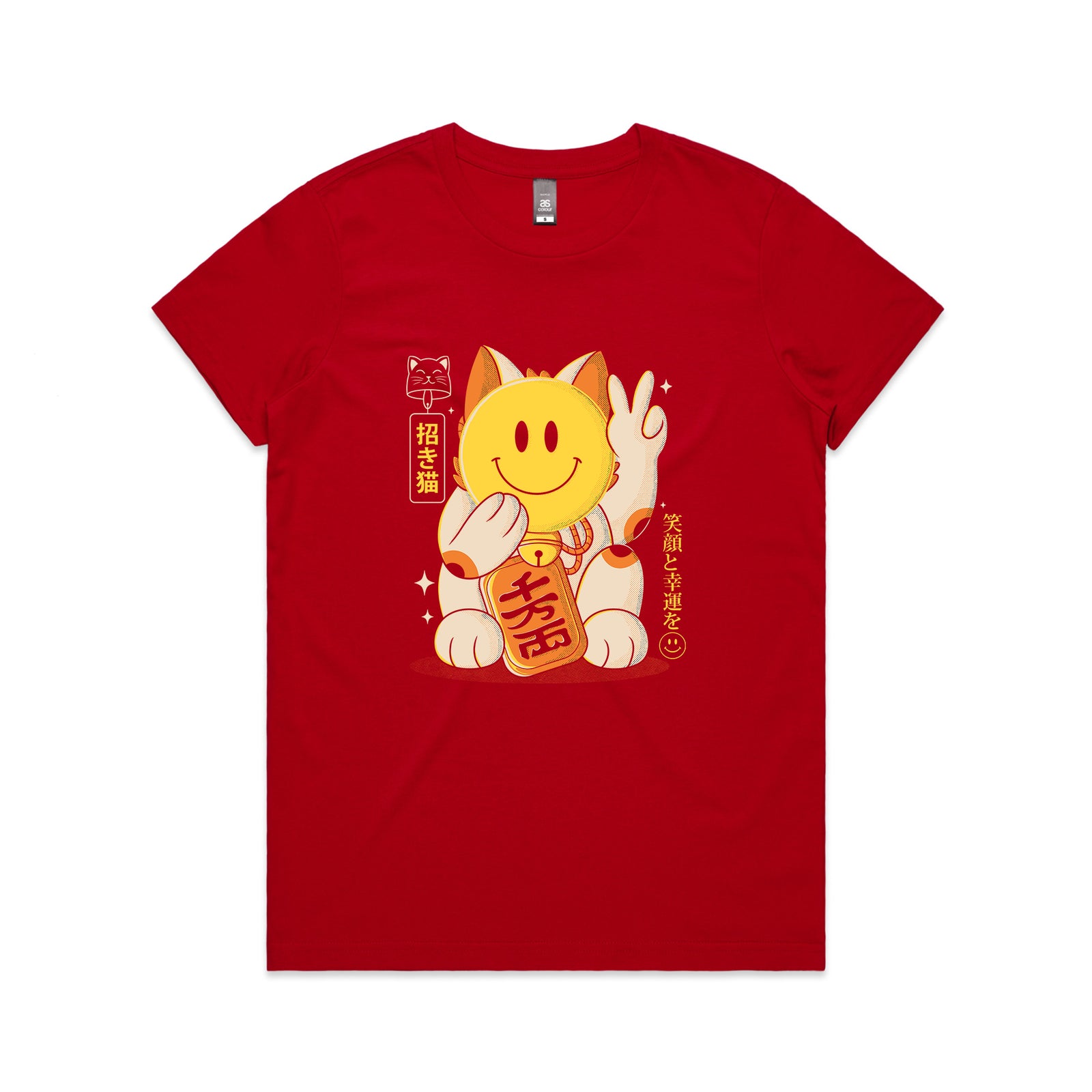 Smiley Maneki Tee