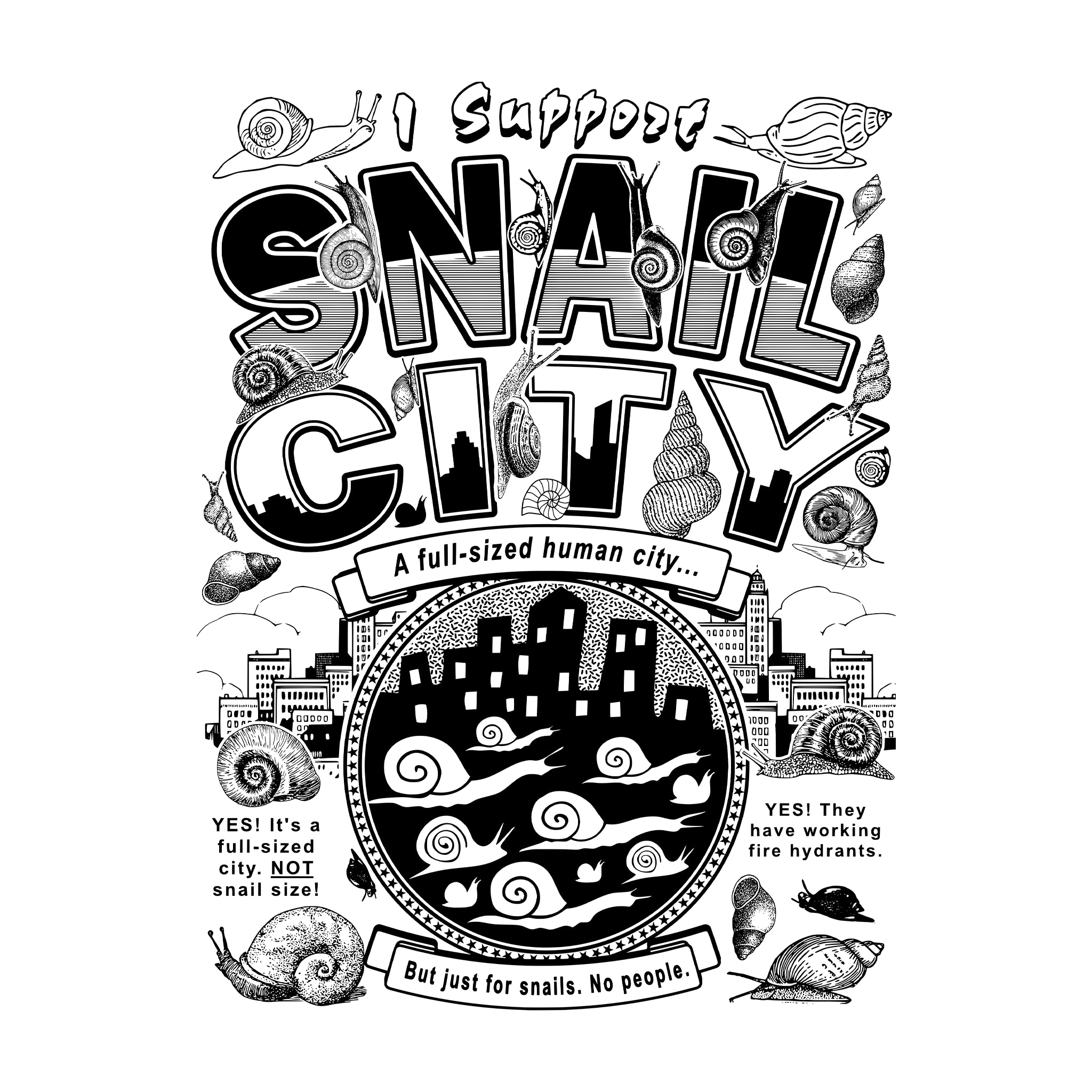 Snail City Tee