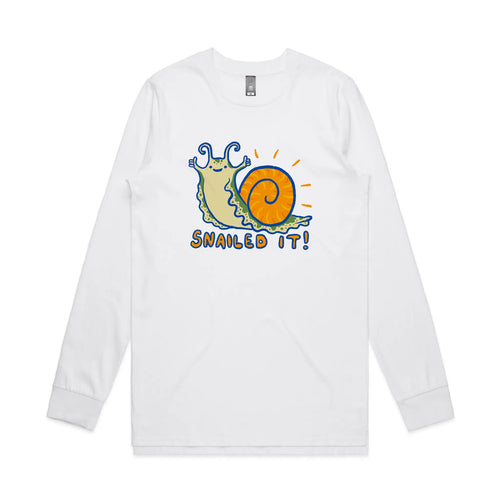 Snailed It Tee by Lonely Kids Club. All clothing from our T-shirts to our shorts and hoodies are ethically made, and printed packed and shipped from Sydney.