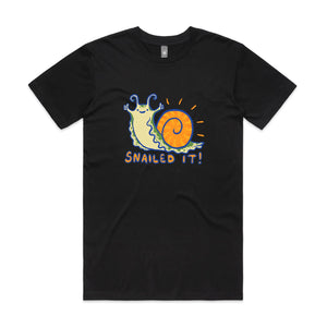 Snailed It Tee by Lonely Kids Club. All clothing from our T-shirts to our shorts and hoodies are ethically made, and printed packed and shipped from Sydney.
