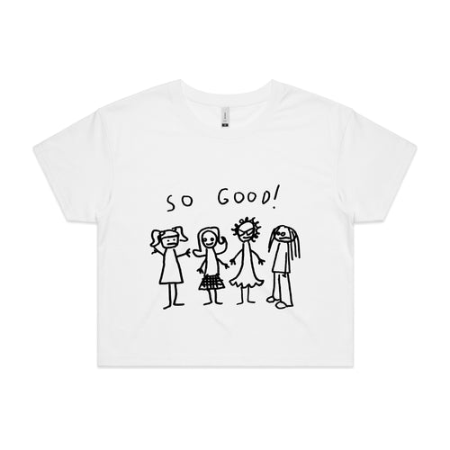 So Good Tee by Lonely Kids Club. All clothing from our T-shirts to our shorts and hoodies are ethically made, and printed packed and shipped from Sydney.