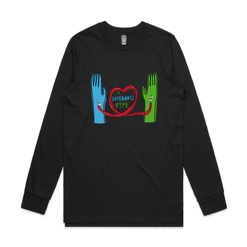 Somebody's Type Tee by Lonely Kids Club. All clothing from our T-shirts to our shorts and hoodies are ethically made, and printed packed and shipped from Sydney.