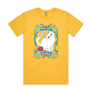 Sometimes I Think Tee by Lonely Kids Club. All clothing from our T-shirts to our shorts and hoodies are ethically made, and printed packed and shipped from Sydney.