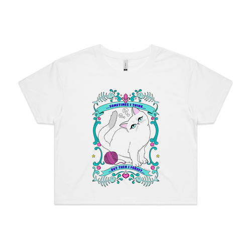 Sometimes I Think Tee by Lonely Kids Club. All clothing from our T-shirts to our shorts and hoodies are ethically made, and printed packed and shipped from Sydney.