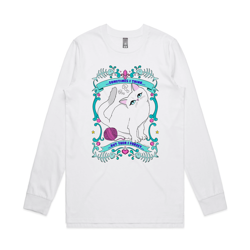 Sometimes I Think Tee by Lonely Kids Club. All clothing from our T-shirts to our shorts and hoodies are ethically made, and printed packed and shipped from Sydney.