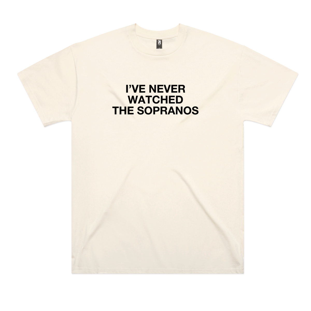 Ecru oversized t-shirt with The Sopranos TV design from Lonely Kids Club