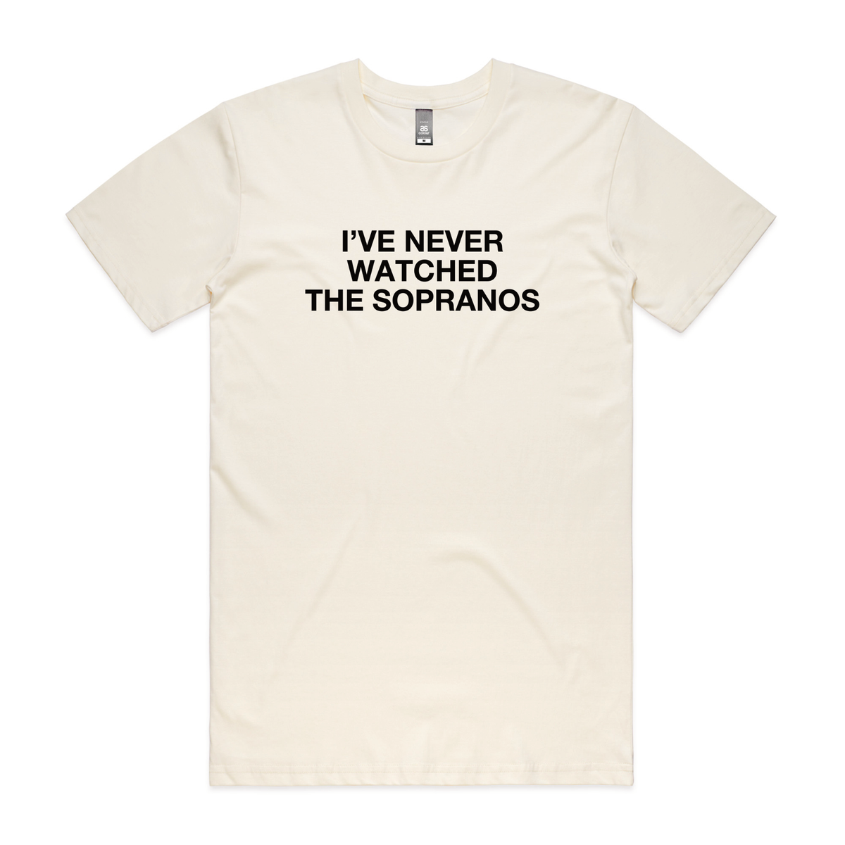 Ecru regular t-shirt with The Sopranos TV design from Lonely Kids Club