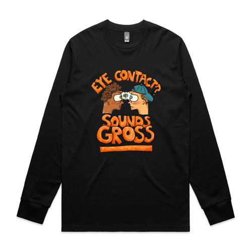 Sounds Gross Tee by Lonely Kids Club. All clothing from our T-shirts to our shorts and hoodies are ethically made, and printed packed and shipped from Sydney.