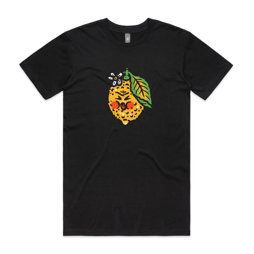Sour Lemon Tee by Lonely Kids Club. All clothing from our T-shirts to our shorts and hoodies are ethically made, and printed packed and shipped from Sydney.