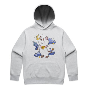 Space Bandit Hoodie by Lonely Kids Club. All clothing from our T-shirts to our shorts and hoodies are ethically made, and printed packed and shipped from Sydney.