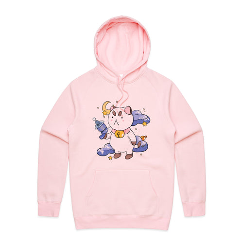 Space Bandit Hoodie by Lonely Kids Club. All clothing from our T-shirts to our shorts and hoodies are ethically made, and printed packed and shipped from Sydney.