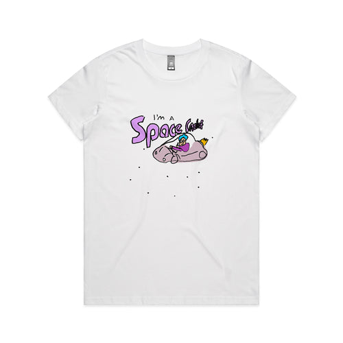 Space Cadet Tee by Lonely Kids Club. All clothing from our T-shirts to our shorts and hoodies are ethically made, and printed packed and shipped from Sydney.