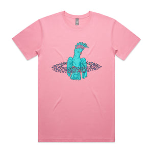 Space Cockatoo Tee by Lonely Kids Club. All clothing from our T-shirts to our shorts and hoodies are ethically made, and printed packed and shipped from Sydney.