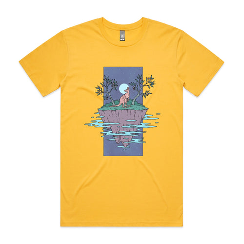Space Kangaroo Tee by Lonely Kids Club. All clothing from our T-shirts to our shorts and hoodies are ethically made, and printed packed and shipped from Sydney.
