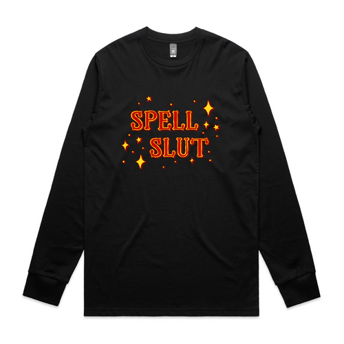 Spell Slut Tee by Lonely Kids Club. All clothing from our T-shirts to our shorts and hoodies are ethically made, and printed packed and shipped from Sydney.
