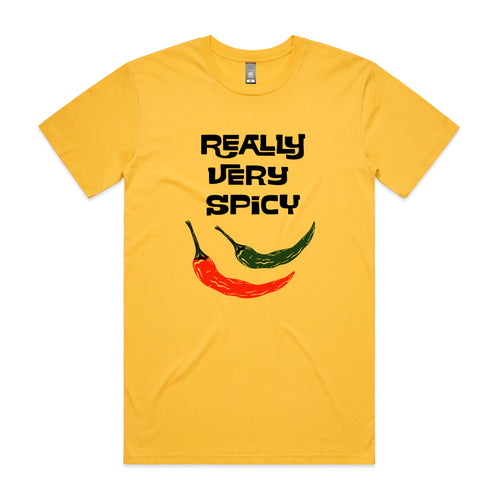 Really Very Spicy Tee by Lonely Kids Club. All clothing from our T-shirts to our shorts and hoodies are ethically made, and printed packed and shipped from Sydney.