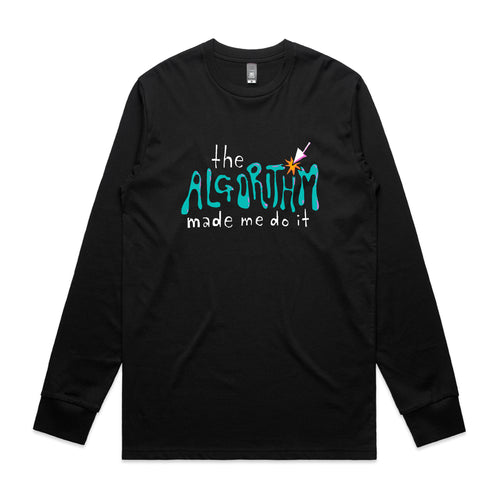 The Algorithm Made Me Do It Tee by Lonely Kids Club. All clothing from our T-shirts to our shorts and hoodies are ethically made, and printed packed and shipped from Sydney.