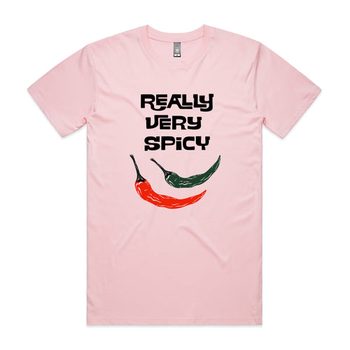 Really Very Spicy Tee by Lonely Kids Club. All clothing from our T-shirts to our shorts and hoodies are ethically made, and printed packed and shipped from Sydney.