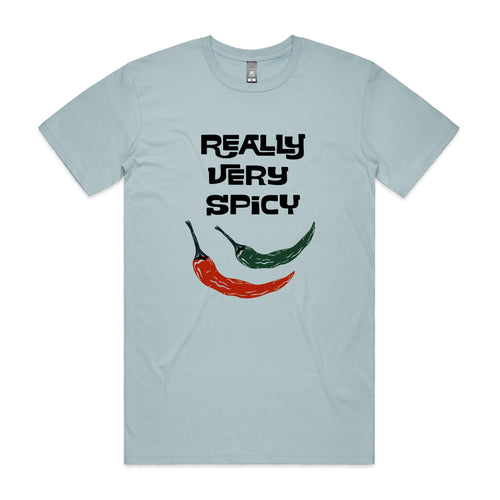 Really Very Spicy Tee by Lonely Kids Club. All clothing from our T-shirts to our shorts and hoodies are ethically made, and printed packed and shipped from Sydney.