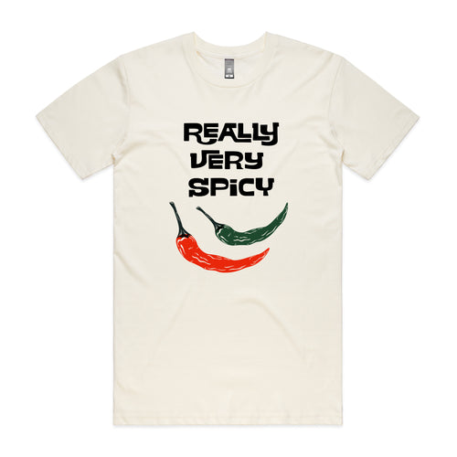 Really Very Spicy Tee by Lonely Kids Club. All clothing from our T-shirts to our shorts and hoodies are ethically made, and printed packed and shipped from Sydney.