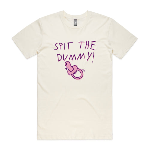 Spit The Dummy Tee by Lonely Kids Club. All clothing from our T-shirts to our shorts and hoodies are ethically made, and printed packed and shipped from Sydney.