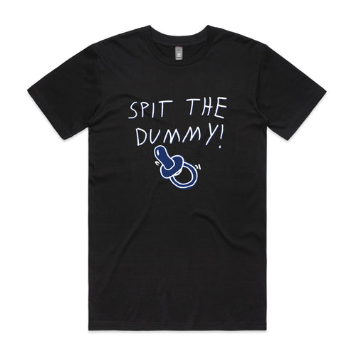 Spit The Dummy Tee by Lonely Kids Club. All clothing from our T-shirts to our shorts and hoodies are ethically made, and printed packed and shipped from Sydney.