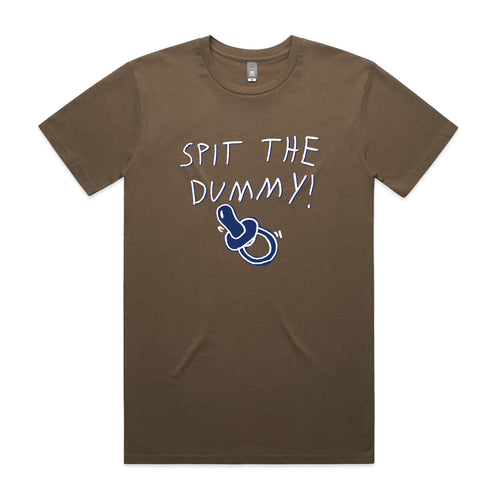 Spit The Dummy Tee by Lonely Kids Club. All clothing from our T-shirts to our shorts and hoodies are ethically made, and printed packed and shipped from Sydney.