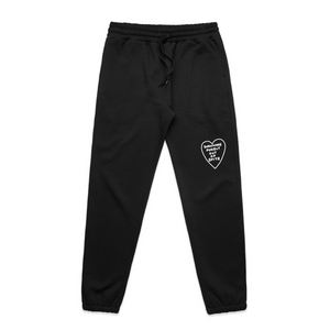 Spite Track Pants by Lonely Kids Club. All clothing from our T-shirts to our shorts and hoodies are ethically made, and printed packed and shipped from Sydney.