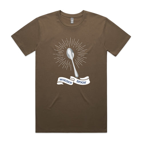 Wooden Spoon Tee by Lonely Kids Club. All clothing from our T-shirts to our shorts and hoodies are ethically made, and printed packed and shipped from Sydney.
