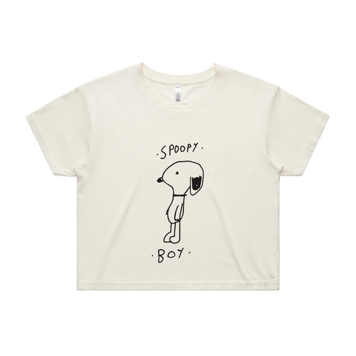 Spoopy Boy Tee by Lonely Kids Club. All clothing from our T-shirts to our shorts and hoodies are ethically made, and printed packed and shipped from Sydney.