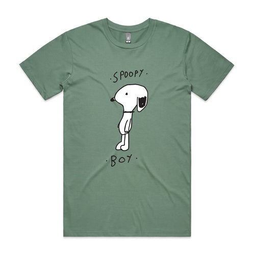 Spoopy Boy Tee by Lonely Kids Club. All clothing from our T-shirts to our shorts and hoodies are ethically made, and printed packed and shipped from Sydney.