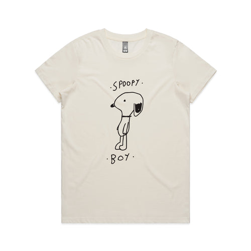 Spoopy Boy Tee by Lonely Kids Club. All clothing from our T-shirts to our shorts and hoodies are ethically made, and printed packed and shipped from Sydney.