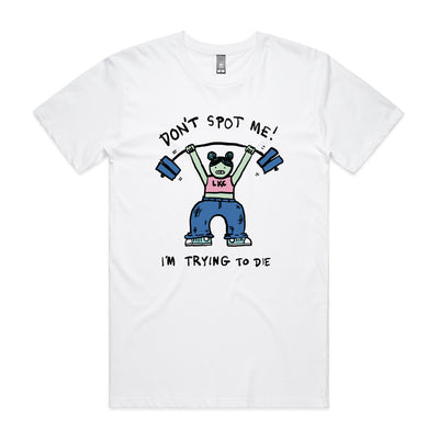 Don't Spot Me Tee by Lonely Kids Club. All clothing from our T-shirts to our shorts and hoodies are ethically made, and printed packed and shipped from Sydney.